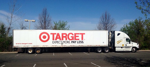 Target Store Tractor Trailer Delivery Truck. Target Logo, Target ...
