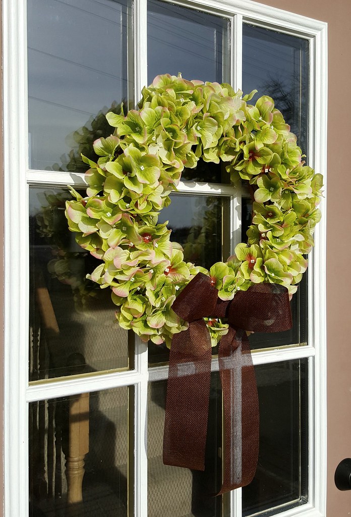 Spring Hydrangea Wreath