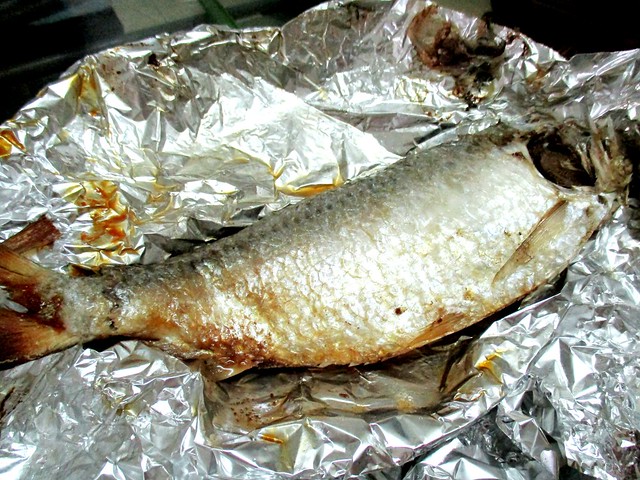 Ikan terubok, cooked