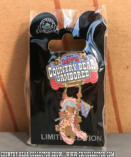 2017 Disneyland Cast Member Only LE Country Bear 45th Anniversary Pin - Country Bear Collector Show #093