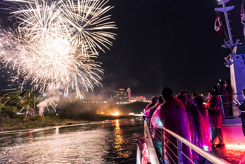 Fireworks at Niagara Falls