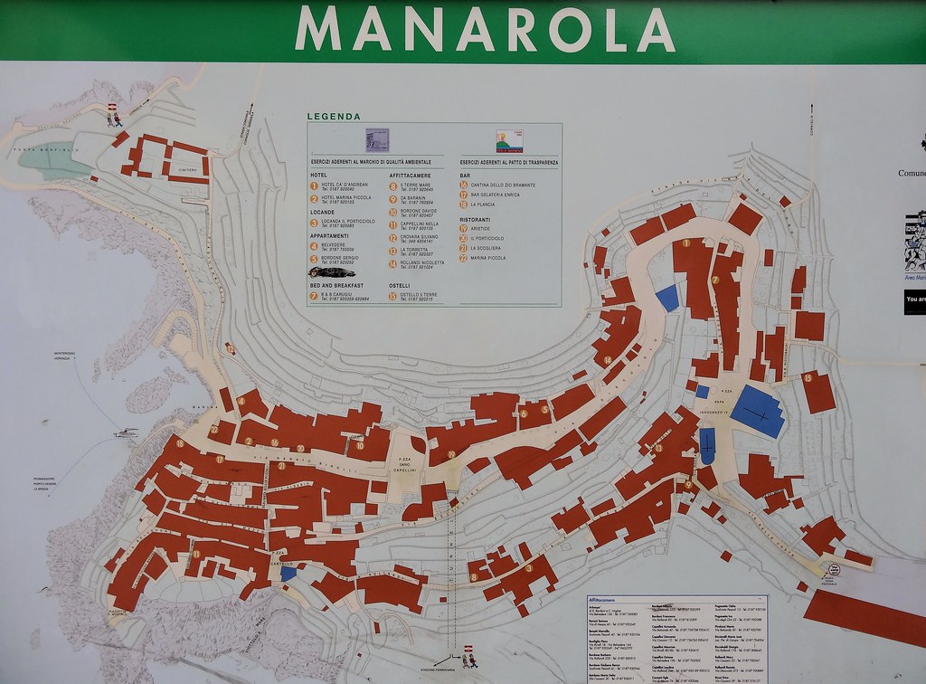 Manarola Map