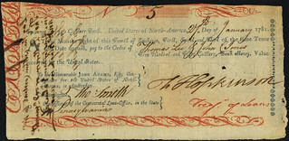 Continental Loan Office Holland Bill of Exchange front