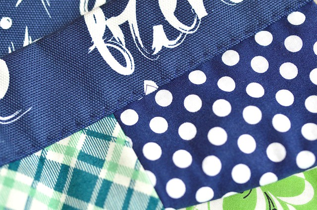 Blue and Green Picnic Quilt