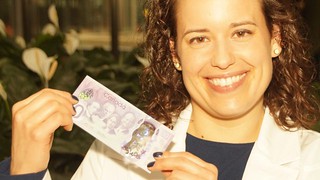 Banknote designer Martine Warren,