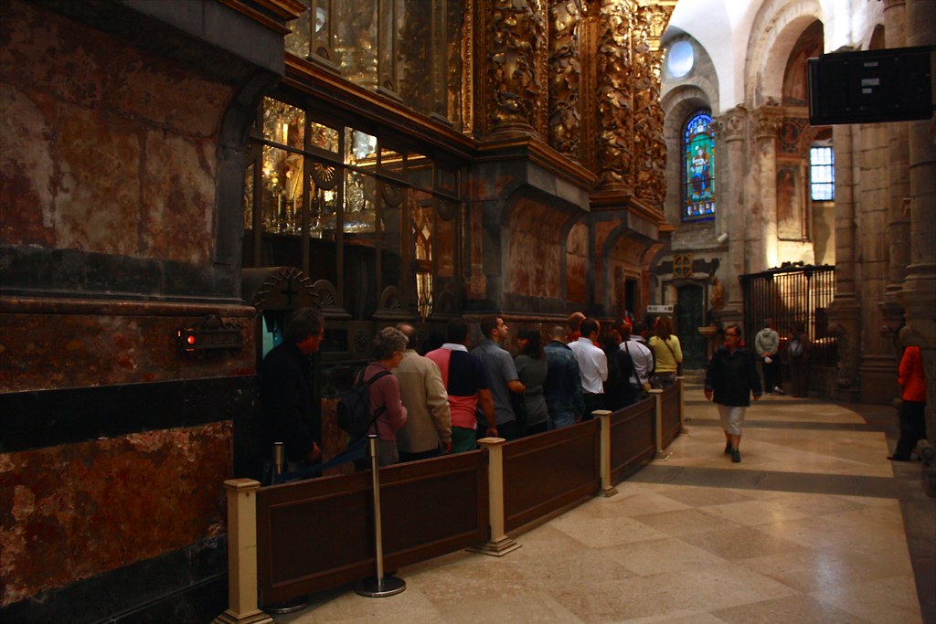 The high altar of the cathedral of Santiago de Compostela