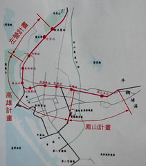 高雄鐵路地下化路線圖