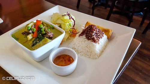 Lunch Special Green Curry @ Sabai Thai $12