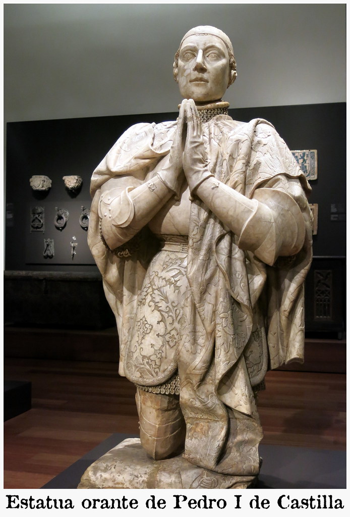 Estatua orante de Pedro I de Castilla