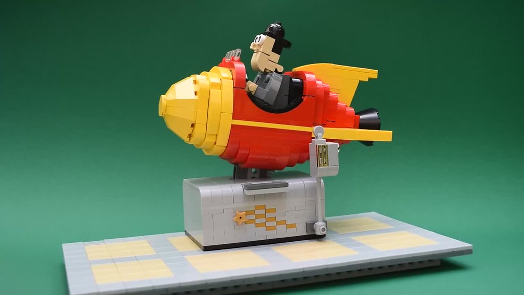 Retro Space Ride - in motion.
