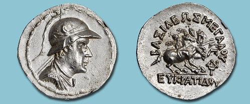 Bactrian Tetradrachm of King Eucratides