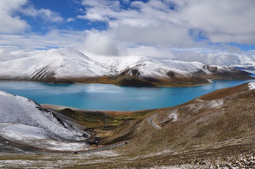 Yamdrok Lake. From Top 5 regions in Tibet