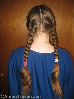 Finished two braids - 12 pretty & practical hiking hairstyles
