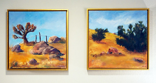 Hills of Gold diptych