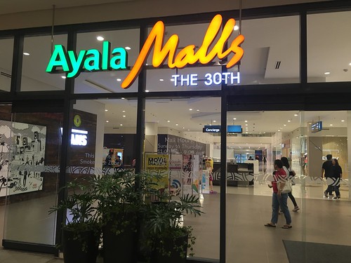 Ayala Malls the 30th,  entrance