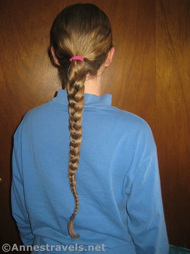 Simple braid - 12 hiking hairstyles that are pretty & practical