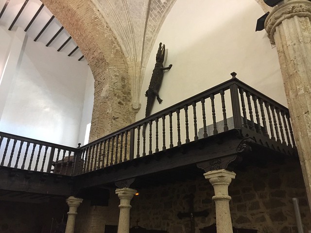 Cocodrilo de la iglesia de la Asunción de Viso del Marqués