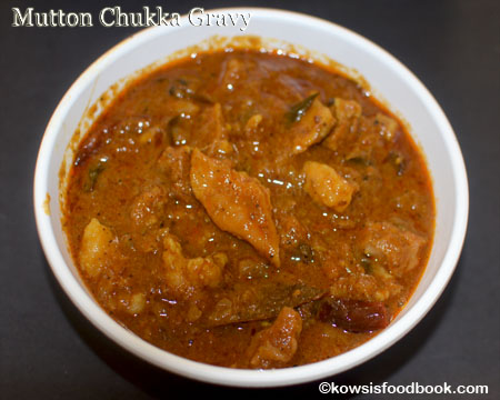 Spicy Mutton Chukka Gravy