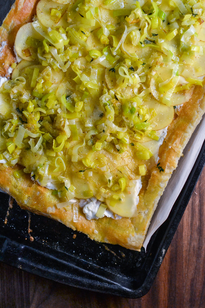 Potato, Leek, and Goat Cheese Tart | Things I Made Today