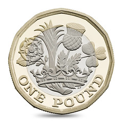 2017 One Pound coin reverse
