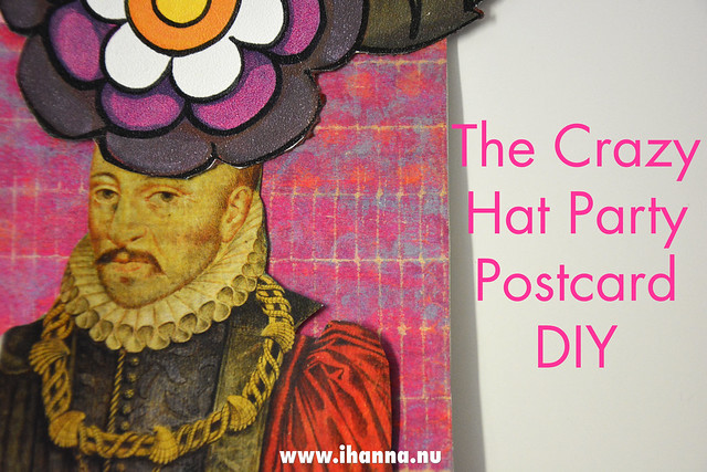 Humorous Postcard: The Crazy Hat Party