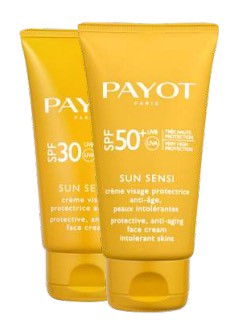 Payot, SUN SENSI CRÈME SPF50+ y SPF30
