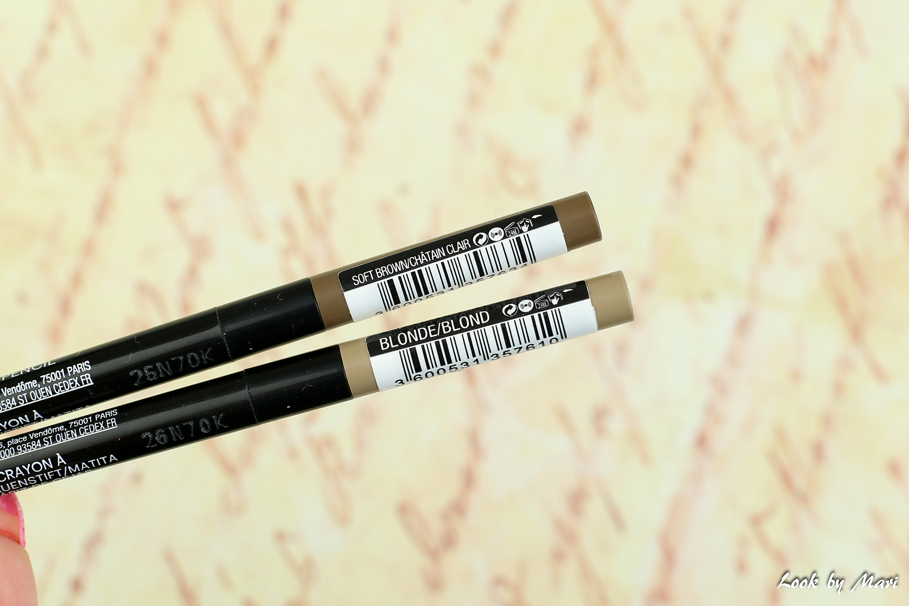 3 maybelline brow precise micro pencil kulmakynä kokemuksia blonde soft brown sävyt swatch swatches