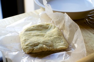 pie dough, ready to roll
