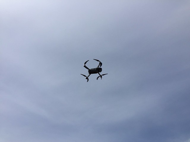 Drone hovering