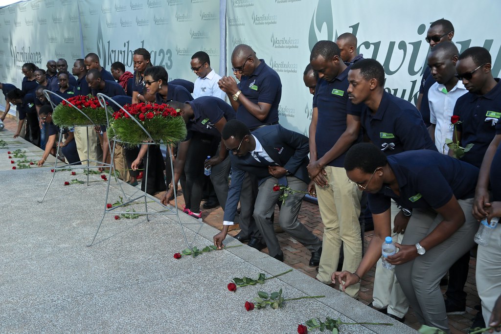 KCB Rwanda visit to Kigali Genocide Memorial for Kwibuka23