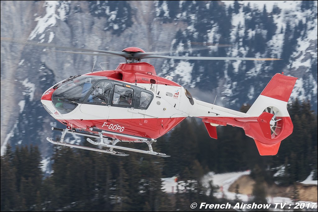 Eurocopter EC-135-T1 - F-GOPG , Saf-helico , S.A.F Service Aérien Français , Fly Courchevel 2017 , Hélico 2017