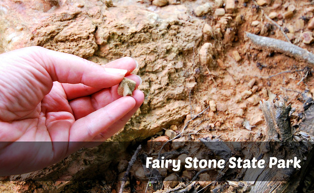 Hunting for fairy stones is a fun activity at Fairy Stone State Park, Va