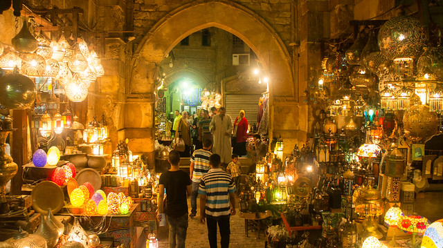 Inside Khan El-Khalili's Bab El-Ghuri gate