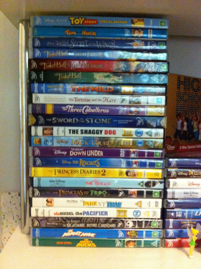 Shelf Number 3: My DVD Collection: The Mighty Ducks to Toy… | Flickr