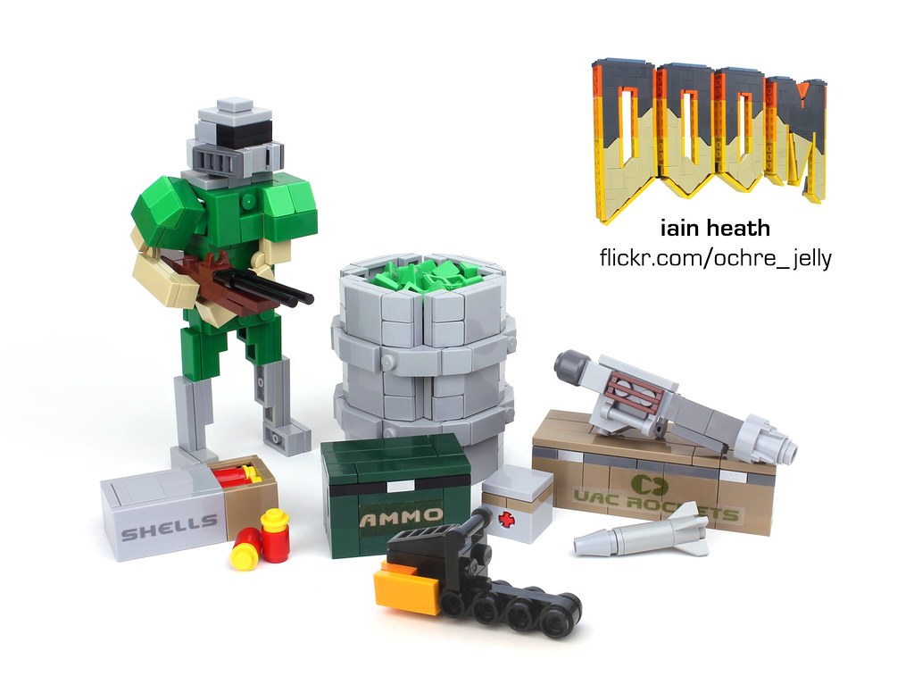 LEGO DOOM: The arsenal | Before Halo, before Unreal, before … | Flickr