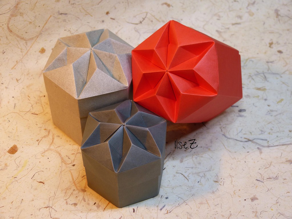 “Hexagon Diamant Box” by Tomoko Fuse Model “Hexagon Diama… Flickr