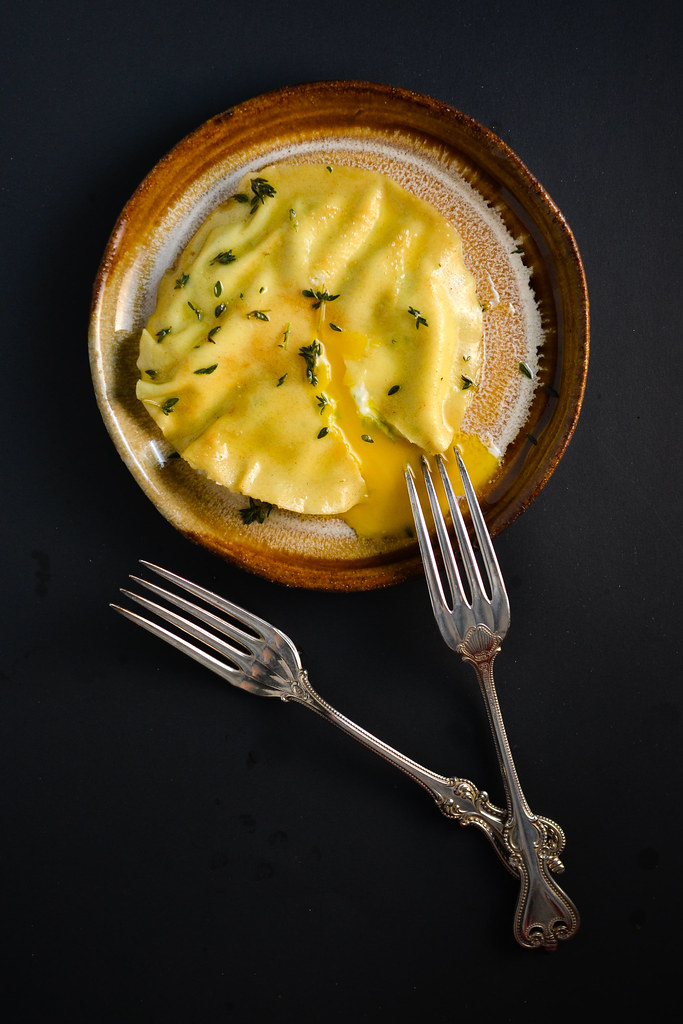Handmade Ravioli with Spinach and Egg Yolk | Things I Made Today