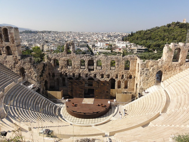 Viajar a Grecia en tiempos revueltos. - Blogs of Greece - ATENAS. Acrópolis, Museo, Ágora griega, Templo Zeus Olímpico, etc. (4)