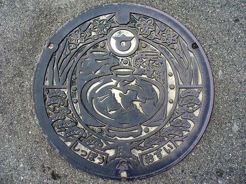 Shippo Aichi, manhole cover （愛知県七宝町のマンホール）