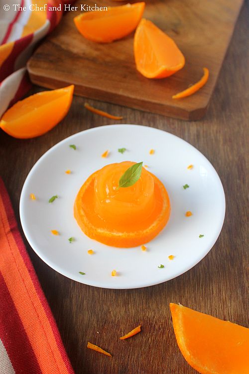 orange jelly using agar agar