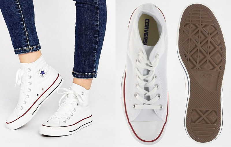 Capsule Wardrobe Pieces - 16 Classic White Sneakers to Shop Converse All Star High Tops