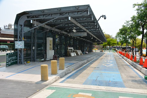 台中BRT：A01臺中火車站拆除
