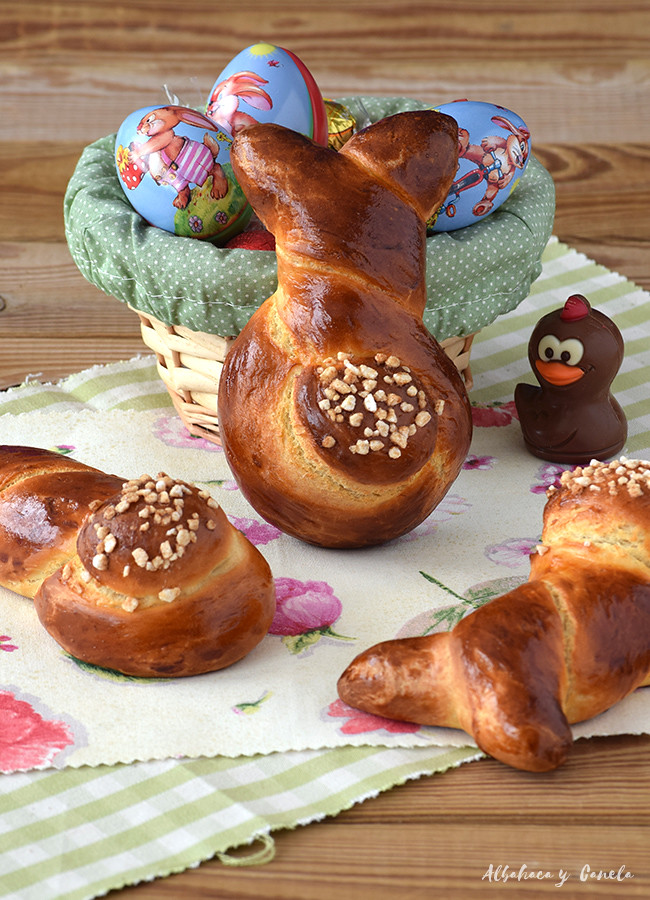 Easter bunny sweet bread