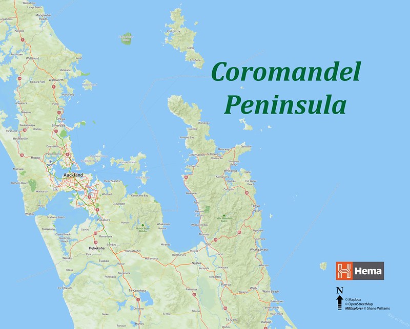 New Zealand's Coromandel Peninsula