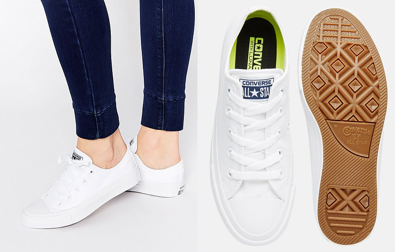 Capsule Wardrobe Pieces - 16 Classic White Sneakers to Shop Converse All Star Chuck Taylor Trainers
