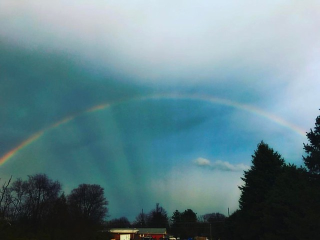 Rainbow with Spokes