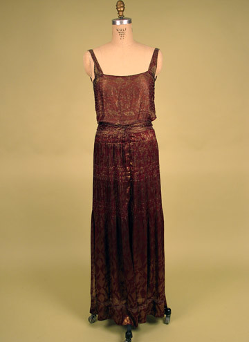 1930s Burgundy Lame Dress | Sacheverelle | Flickr