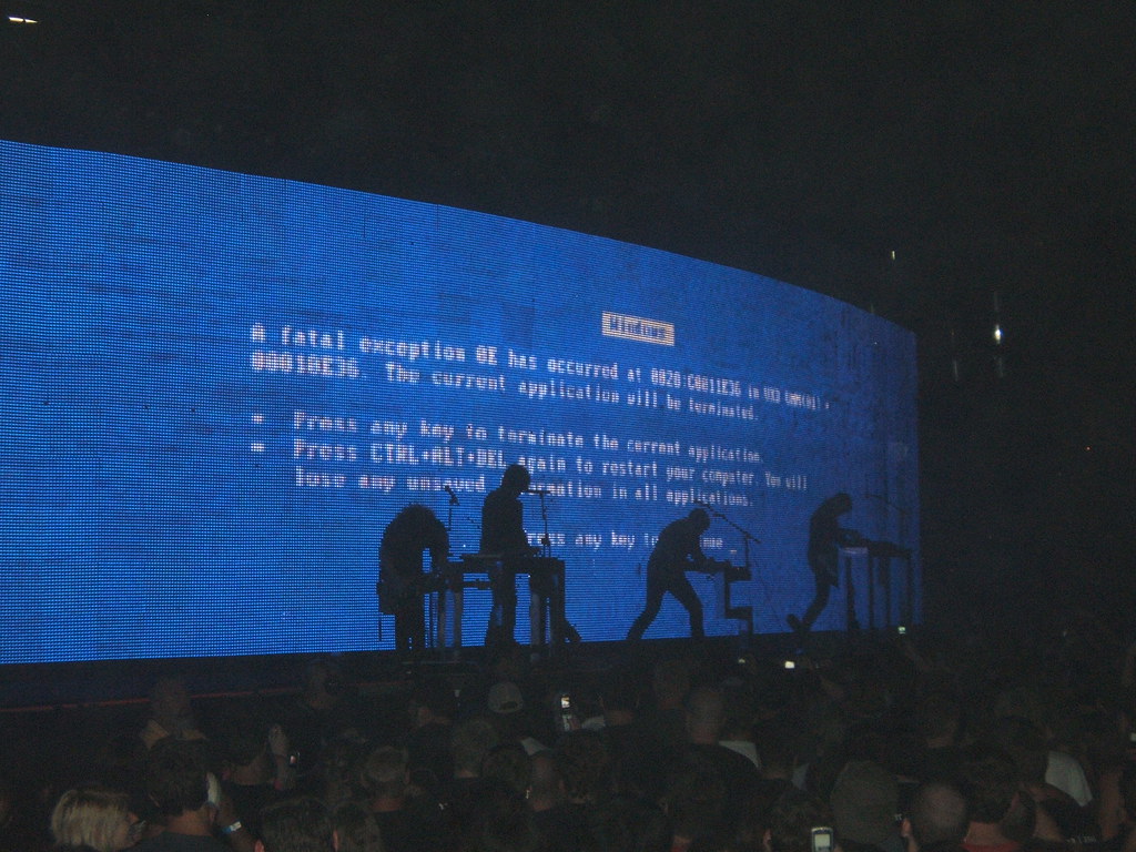 NIN The Great BLUE SCREEN OF DEATH