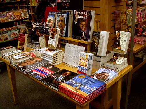 Bookstore shrine to Obama