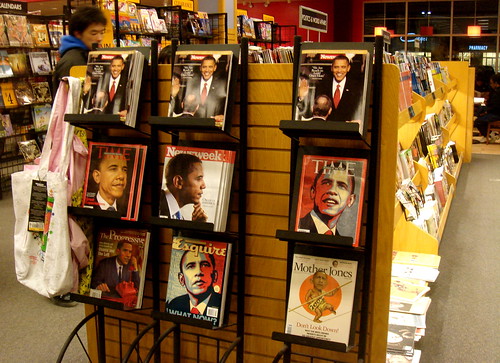 Bookstore shrine to Obama